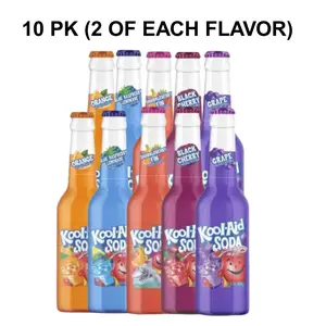 Kool Aid Soda Variety Pack - 10 PK (2 OF EACH FLAVOR)