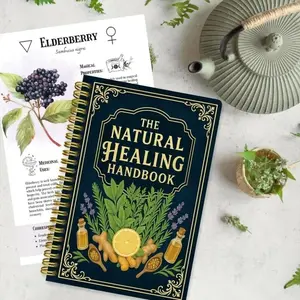 Witch Herbal Notebook, Multiple Herbs Collection, Witch Doctor Recipes, Plant Illustrations, Perfect for Witch Crafts, Natural Therapy, Halloween Gift