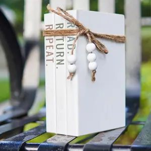 Wooden Book Stack, 1 Set Faux Book Decoration, Home Decor Book Stack, Desk Decor, Study Bookshelf Decor, Festive & Party Supplies, Signs