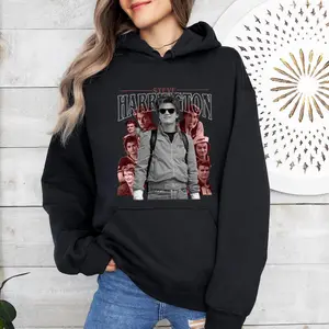 Steve H4rrington T-Shirt, Vintage Sweatshirt Hoodie, Strang3rs Th!ng Tee, Movie Fan Tee, Unisex Graphic Print Tops