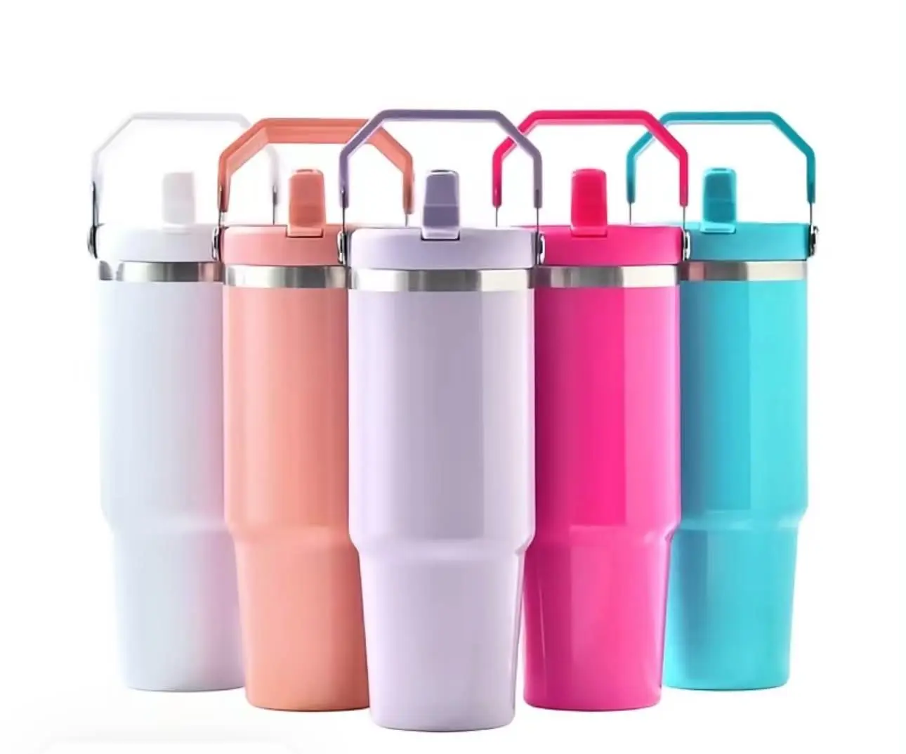30 Oz Steel Flip Top Tumbler