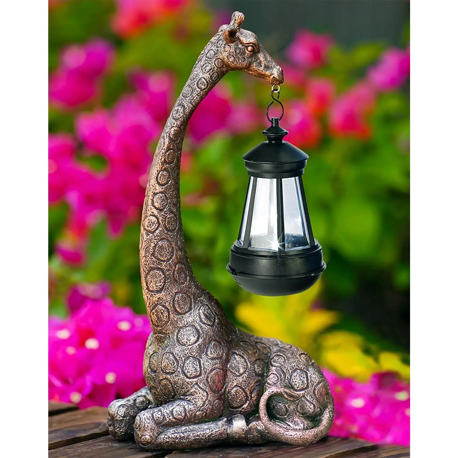 11 "Giraffe Statue for Garden and Home Decor - Ideal for Giraffe & Mom Gifts, Birthdays, Women's Presents, and More! Eye-Catching Ornament for Indoor and Outdoor Use (Giraffe)