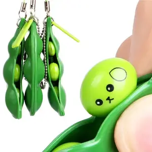 BagCharms.co Pea Pod Fidget Toy Keychain Bag Charm