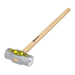 212 MAIN Double-Face Sledge Hammer - Drop Forged Carbon Steel with Hickory Grip, Hand Tools, Hardware, Truper Garden Tool MD-12H-C32428 (ACE Trading Collins)