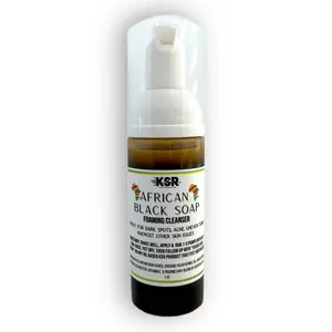 Foaming African Black Soap Body Care Cleansing Peppermint Cleanser Moisturizer Vitamins