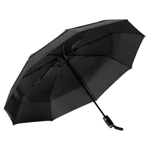 Travel Umbrella Portable Compact Windproof Umbrellas 42 in for Rain & Sun