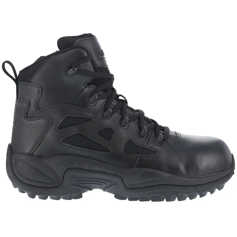 Reebok Work Mens Rapid Response 6 Inch Electrical Composite Toe  Work/Duty - Black