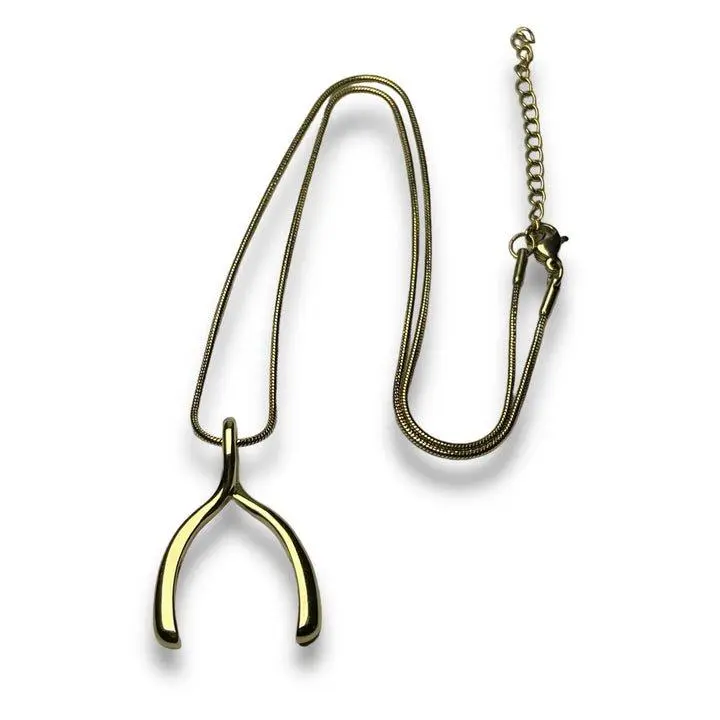 CONQUERing Wishbone Necklace