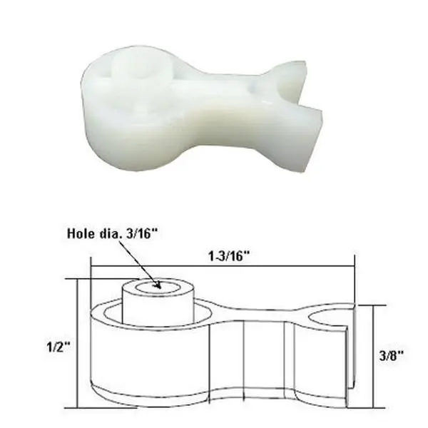 Gordon Glass® Pivot Bushing for Framed Swing Shower Doors