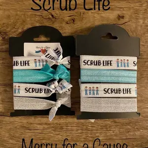 Scrub Life Awareness Hair Ties