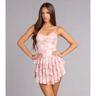 Glitter Skater Dresses - TikTok Shop