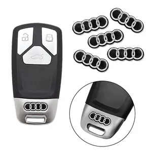Car Badge Emblem Logo Car Remote Control Key Sticker For Audi A1 A3 A4 A5 A6 A7 A8 B5 B6 B7 B8 C5 C6 C7 S3 Q2 Q3 Q5 Q7 TT Accessories