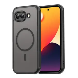 For Google Pixel 10a 10 Pro XL Translucent Magsafe Wireless Charging Hard Matte Cover Google Pixel 9a 9 Pro XL Cellphone Protective Protection Smartphone Casing Protector