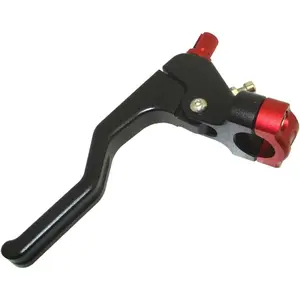 22mm 7/8" Handle Easy Pull Stunt Cable Left 2 Finger Clutch Lever (5" Long) for Pit Dirt Bike Street Motorcycle