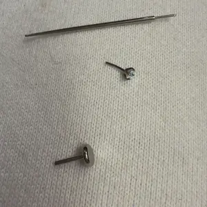 12pcs Stainless Steel Ear Studs, Nose Studs and Ear Studs Set, Multi-Color, Synthetic Cubic Zirconia, No Plating, Cute Style, with Hole, Daily and Party Occasions, All Seasons, Holiday Theme Jewelry Piercing