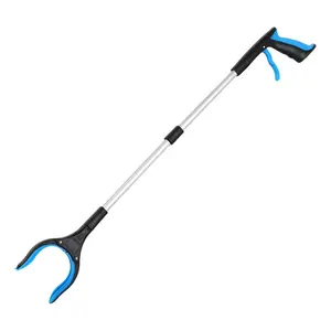 32 Inch Foldable Grabber Pickup Tool, 360 Rotating Claw with Magnetic Head, Lightweight Heavy Duty Litter Picker Tool for Elderly(blue)