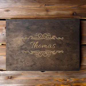 Wood Memory Boxes for Birthday