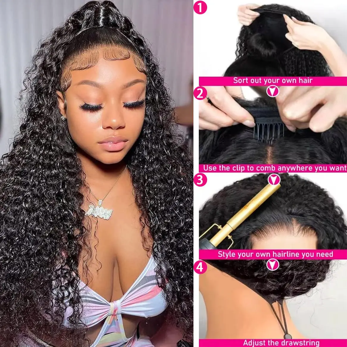 Half Wig Deep Wave