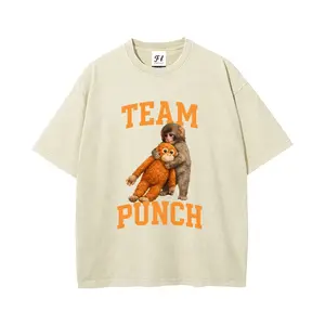 S~5XL Oversize Unisex Washed T-Shirt for Women and Men's Unisex Fit Batik Cotton Oversize Streetwear Menswear  Super Soft Pre-Shrunk