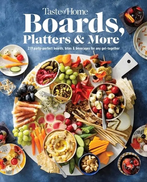 USED Book - Taste of Home Boards, Platters & More: 219 Recipes for Party-Perfect Charcuterie Boards, Snacks & Drinks (Hardcover) - english