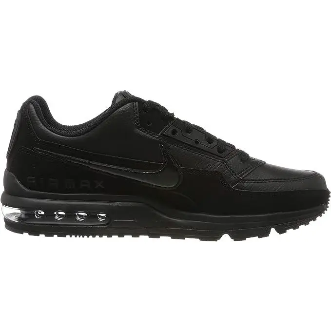 Nike Men's Air Max LTD 3 Low Top Round Toe Sneaker - Black Laces Casual Trainers Footwear (Style Code: 687977-020)