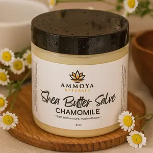 Ammoya Naturals Body Butter Shea Butter, 4 Nourishing Scents, Alcohol Free,  2 oz, 4 oz, 8 oz or 16 oz, Moisturizing Formula Scented Calming Hydrating Moisturizers Relaxing Cocoa Calming Scented