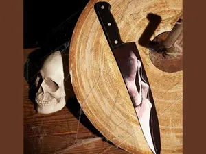 Chef Knife 15 inch Ghost Face® Graphic Blade
