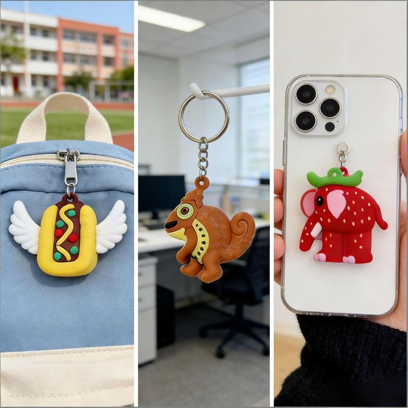 15pcs Italian Brainrot Toys,67 Tralalero Tralala Action Figure Toys,Tung Tung Sahur Doll 2.5in,Funny Animals,Meme Shark Collectible Doll Charm, Portable Cute Decor & Gift (Keychain Edition)