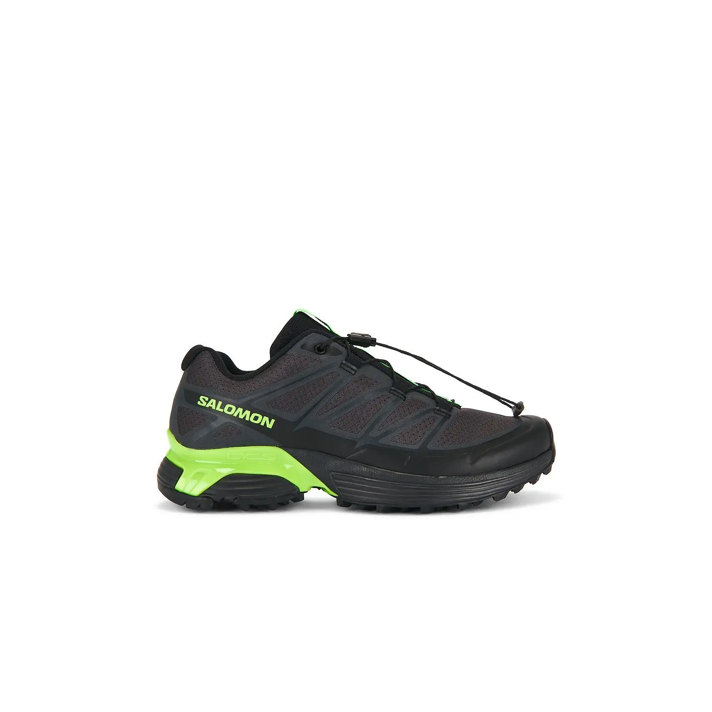 Salomon XT-Pathway 2 Sneaker in Asphalt, Black, & Green Geko