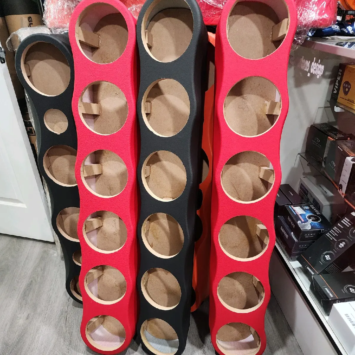 Universal 45 ” Sound Bar  Pod 6 x 6.5" Midrange   (wood and fabric ) CUT OUT 5.81 NO INCLUYE BOCINAS NO SPEAKERS INCLUDING
