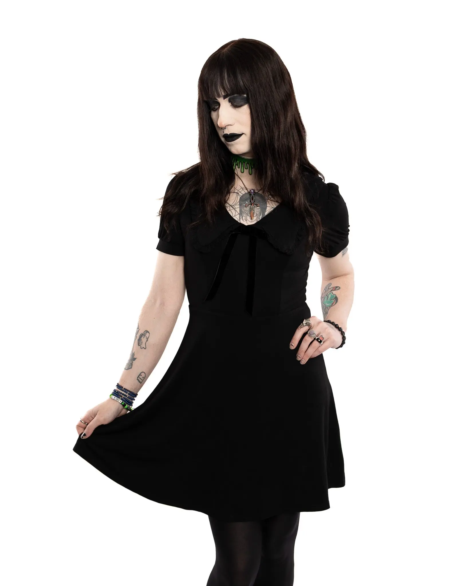 Ravenna Collared Jersey Dress