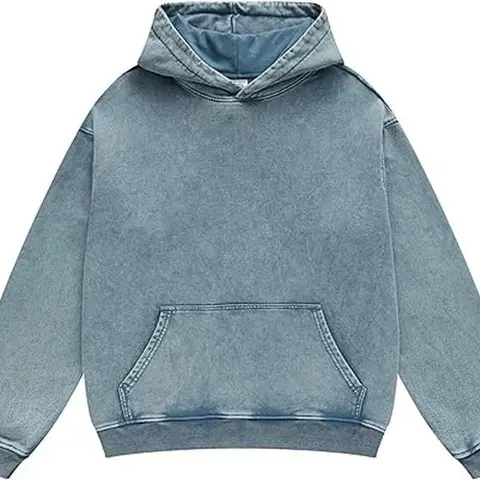 FAIABLE Ultimate Plain Comfort Acid Wash Long Sleeve tops Fleece Lined Oversized Sweatshirt - Unisex Adult - Super Soft & Warm Pullover for Men's & Women's- Perfect for Casual & Athletic Wear - Suitable for motocross and any sports
