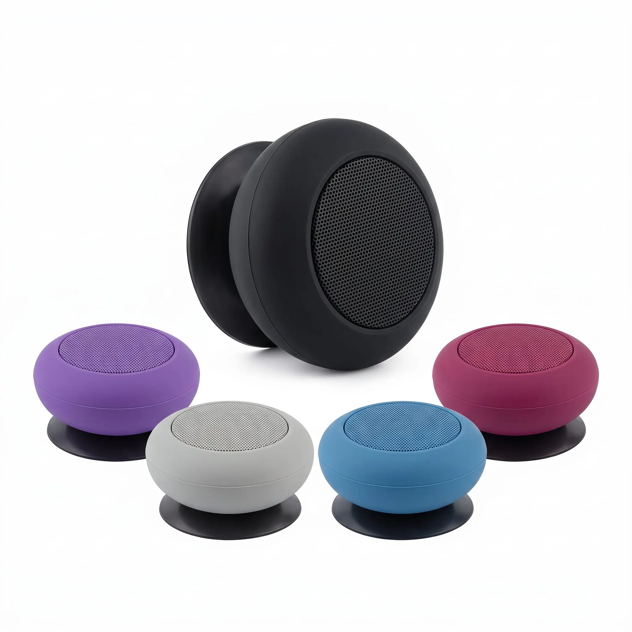 BTS200 Waterproof Bluetooth Shower Speaker with Strong Suction Cup, Portable Wireless Mini Speaker for Bathroom, Pool & Outdoor