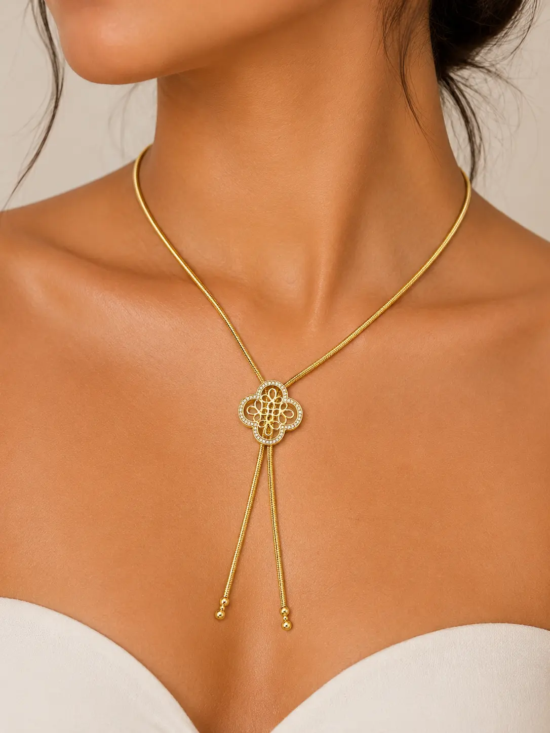 Adjustable Bolo Chain Necklace