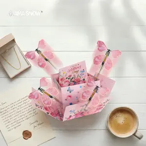 Ama Snow Mothers day Butterfly Explosion Gift Box,Flying Butterfly Surprise Box DIY Unique Exploding Surprise Gift Box for Birthday, Wedding, Anniversaries tiktokshopspringglowup,summervibes outdoorfun