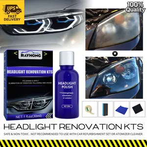 Car Headlight Renovation Kits – Coating Reconditioning Agent Plating Aid 🧴