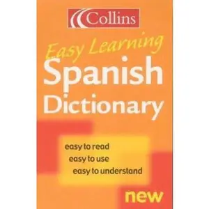 USED-Spanish Easy Learning Dictionary by HarperCollins (Paperback)