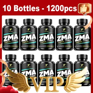 FULIMIKS ZMA Capsules – Advanced Anabolic Mineral Support with Magnesium 435mg, Zinc 25mg & Vitamin B6 10mg – Promotes Muscle Recovery, Deep Sleep & Testosterone Support – 10 bottles