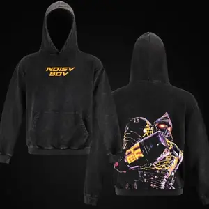 Robot Vintage Washed Hoodie, Movie Fan Hoodie, Gift For Him 7E6