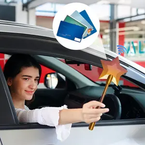 3D Printed Wand Tap to Pay, Tap to Pay Wand,Star Magic Wand Contactless Payment Card Holder, Whimsy Fun Tap-to-Pay Credit Card Wand, Convenience