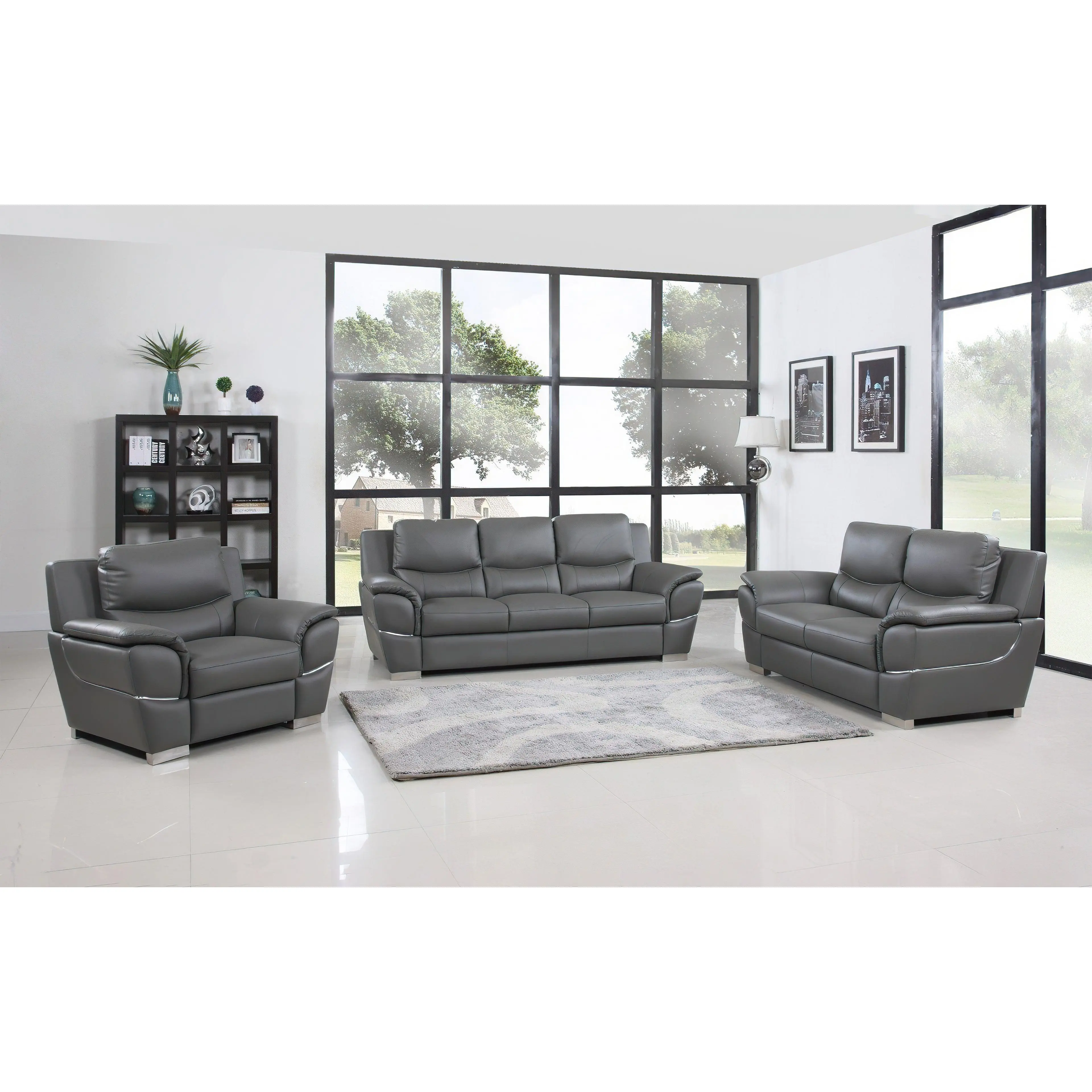 Alisona Leather Sofa Set Alisona Leather Sofa Set