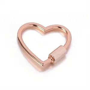 Newly Designed Alloy Heart-Shaped Turnbuckle Keychain For, Clothing, And Luggage