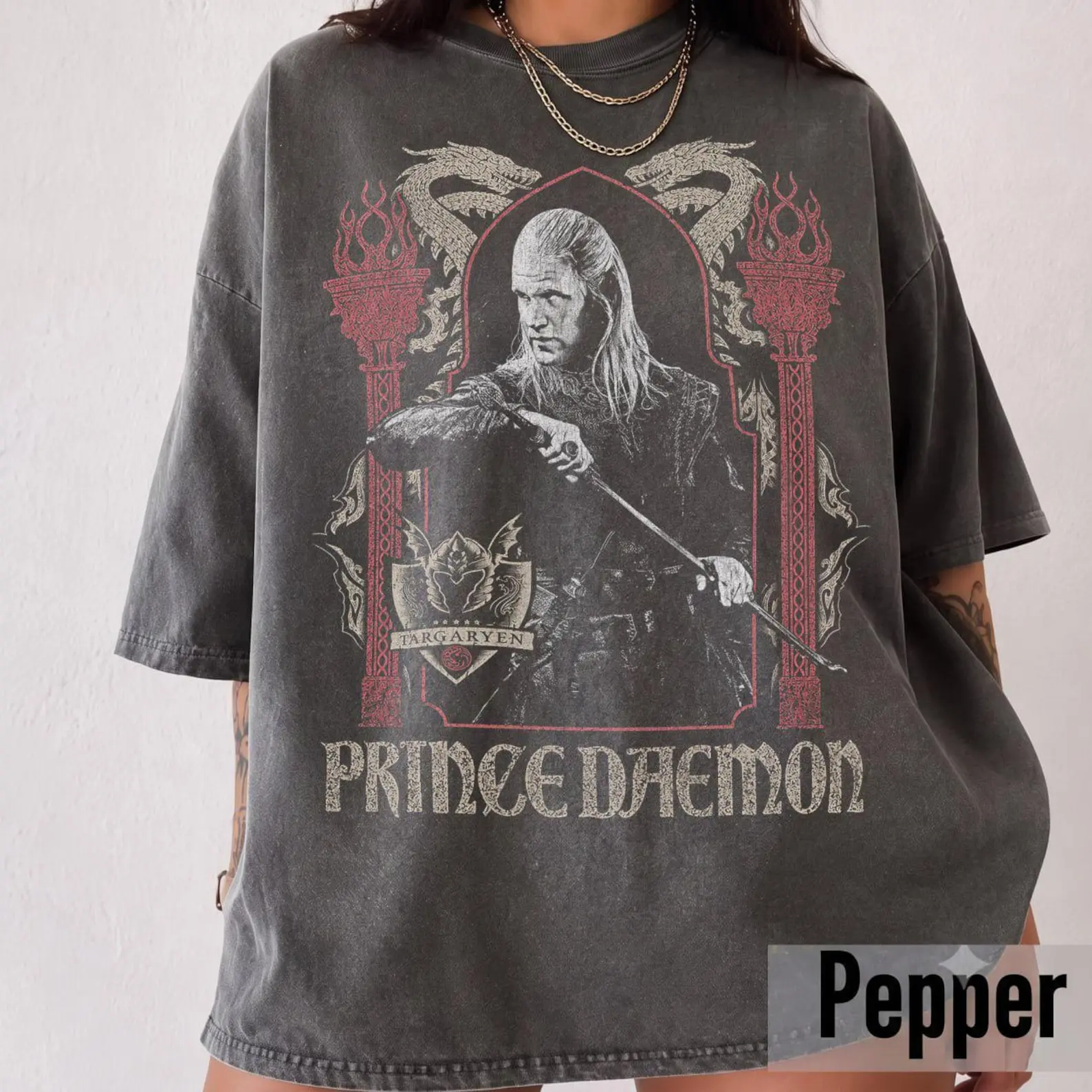 Comfort Colors Daemon Targaryen T-Shirt - Unisex vintage 90s sweatshirt