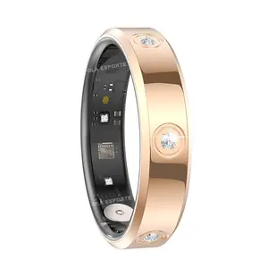 Smart Ring  Fashion Smart Ring Men Women, Heart Rate Blood Oxygen, Sleep Monitor, 5ATM Waterproof,Multi-sport Mode Smartring For Android iOS