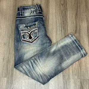 Men’s Rock Revolution Straight Fit Denim Jeans
