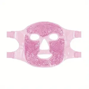 Reusable Cold Compress Gel Eye Mask & Face Ice Pack - / Suitable for Men & Women, Puffiness & Dark Circles, Gel Beads Cooling Pack for Sleep, Under-Eye