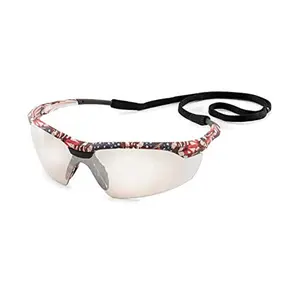 212 MAIN Gateway Safety 28US0M Conqueror Eye Protection Safety Glasses, Old Glory Camo Compact Frame