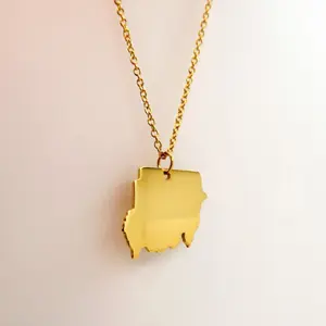 Sudan Map Pendant