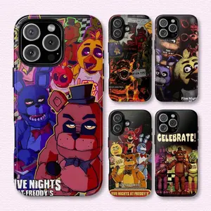 Five Nights at Freddy's iPhone Case Collection, FNAF Animatronics, Freddy Fazbear & Horror Game Covers for iPhone 17 16 15 14 13 12 Pro Max