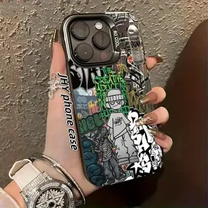Abstract Boy Phone Case, Anti-Drop Non-Slip, Fashion Trendy, Suitable for iPhone 17 Pro Max/16/15/14/13/12/11 Series